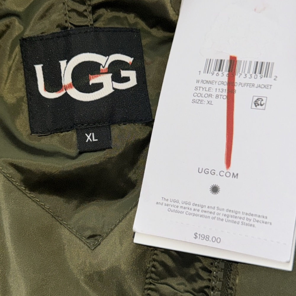 UGG RONNEY PUFFER FAUX LEATHER - Picture 4 of 4